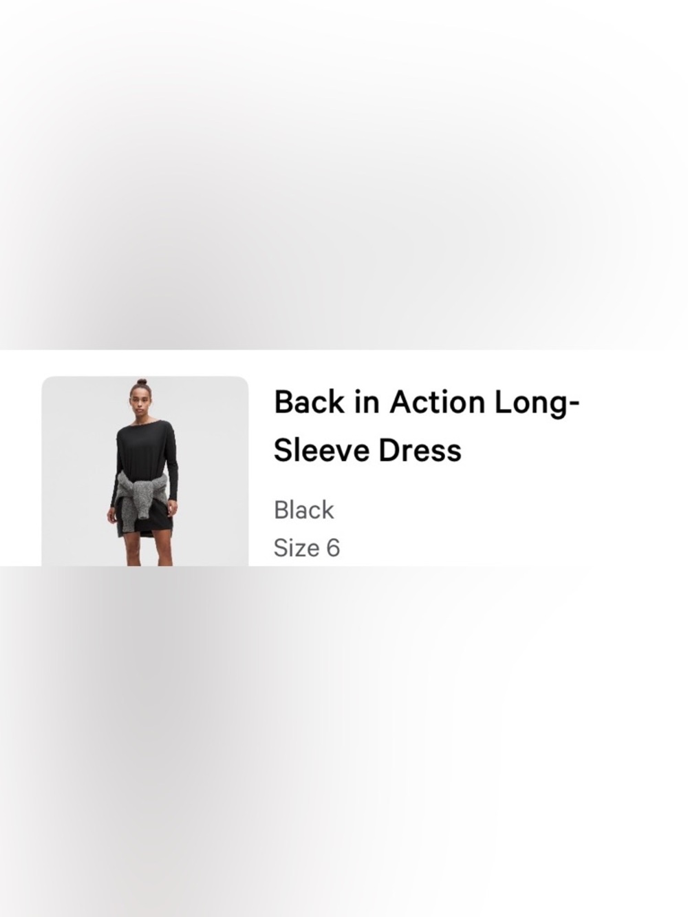 Lululemon Back in Action dress